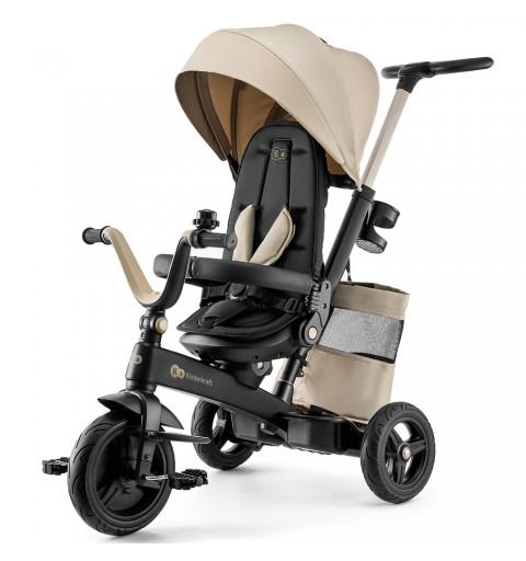 Kinderkraft Easytwist - innowacyjny rowerek trójkołowy | Beige